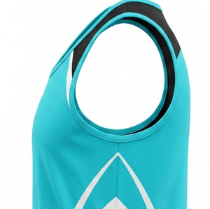 Men's Athletic Tank Top Lightweight Breathable Gym Vest Custom Printed Sleeveless Sports Shirt for Running Training and Fitness - Product Image 6