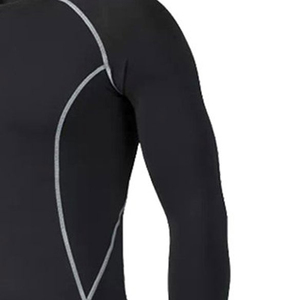 Customized Gym Fitness Men Workout Clothing <b>Yoga</b> <b>Set</b> Ribbed Compression Suit 2 Pieces Gym Fitness Gym <b>Set</b> - Product Image 6