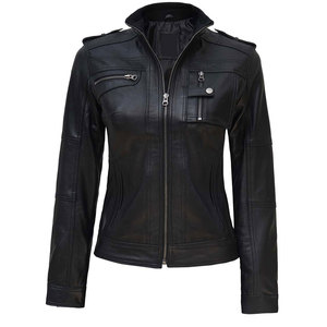 2026 Latest Design Casual Winter Wear Women's Jackets Top Seller Cheap Price Women Leather Jackets For Ladies - Product Image 2