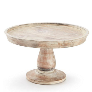 Soporte de pastel de forma redonda Premium Madera pulida natural para uso doméstico - Product Image 2