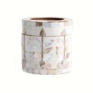 Brûleur d'encens rond en nacre Bakhoor Mabkhara, idéal pour l'Islam et le Ramadan, parfait pour servir ou offrir en cadeau - Fournisseur en gros - Vente chaude - Product Image 1