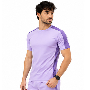 T-shirt en coton OEM de qualité supérieure pour hommes, logo personnalisé imprimé, col rond uni, mode estivale, fournisseur ODM, t-shirt en coton à col rond pour hommes - Product Image 1