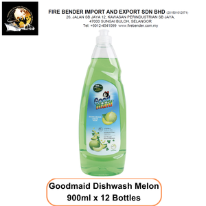 Goodmaid Dishwashing <b>Liquid</b> Melon 900ml Bio-Degradable Malaysia Made Bulk Purchase for International Export & Retail Market - Product Image 2