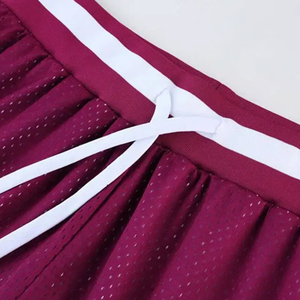 Shorts de basketball pour hommes de haute qualité, logo personnalisé, été, maille respirante, vêtements de sport, séchage rapide, polyester écologique, sportif - Product Image 6