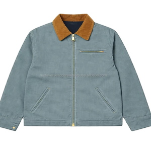 Veste en toile de coton camouflage, style streetwear formel, avec poches utilitaires, pour homme, logo personnalisé, OEM, vente en gros - Product Image 5