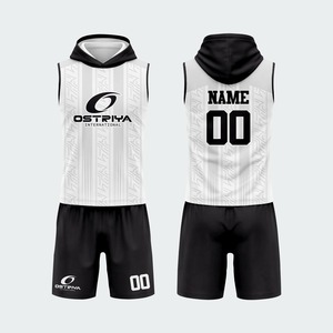 Camisetas de Compresión sin Mangas Personalizadas 2026, Nuevo Diseño con Capucha, Uniforme 7v7 con Estampado Digital Antibacterial 100% - Product Image 2