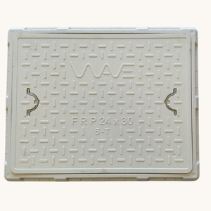 Advanced FRP square manhole cover construction utility cover fiberglass reinforced plastic solid <b>top</b> 3ton <b>load</b> industrial access - Product Image 1