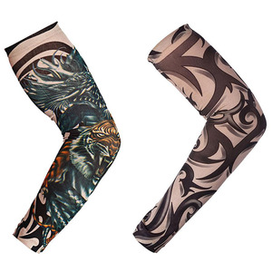 Manchons de bras personnalisés pour le sport (basketball, gaming), à sublimation, rafraîchissants, effet tatouage, protection UV - Product Image 3