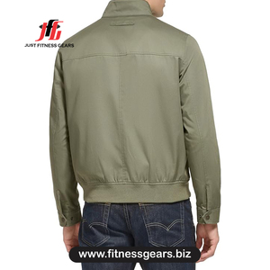 Blouson bomber imperméable uni pour enfants et garçons - Product Image 3