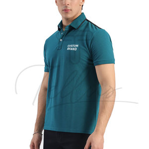 เสื้อโปโลผ้าระบายอากาศขายดีสำหรับผู้ชาย ออกแบบเองได้ ผ้าฝ้าย ไซส์ใหญ่พิเศษ - Product Image 4