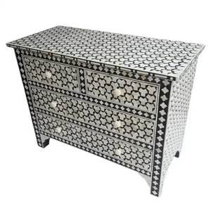 Best Quality Modern Farmhouse Eco-Friendly Bone Inlay White Light Green <b>6</b>-<b>Drawer</b> Dresser Chest <b>Drawer</b> Living Room Decoration - Product Image 6