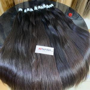 Extensions de cheveux vietnamiens double drawn de 22 pouces, 100g, cheveux vierges, solides et soyeux, couleurs foncées, vente en gros - Product Image 2
