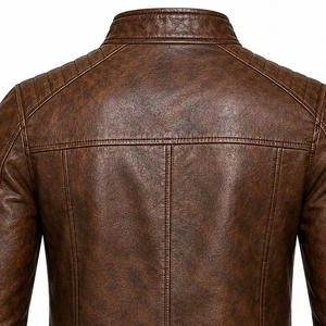 Wholesale Genuine Leather <b>Jackets</b> Manufacturer Premium Fashion Apparel Supplier OEM ODM Private Label Custom <b>Biker</b> <b>Jackets</b> - Product Image 4