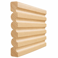 Moulures en bois massif modernes, chêne blanc, de qualité supérieure, pour encadrements, garnitures et lambris – Fabrication OEM