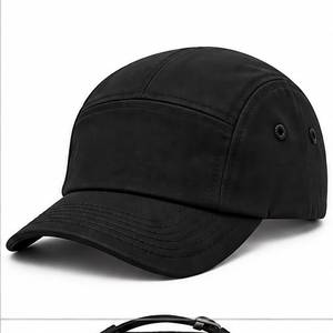 Casquette unisexe 5 panneaux en tissu maillé imperméable, ajustable, respirante, avec œillets, décontractée, pour adulte, été, panneau avant - Product Image 3