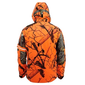 Oem Winter Hunting Jackets Outdoor Waterproof Camouflage Print Hiking Hooded Hunting Soft <b>Shell</b> Jacket for Men - Product Image 6