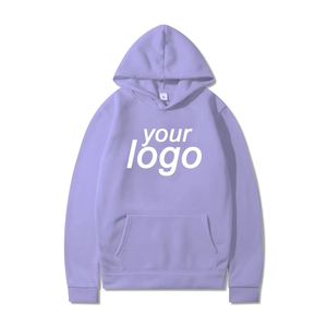 <b>Men's</b> 100 Cotton Thick French Style Fleece-lined Thickened High Quality Blank Oversized Street Style Custom logo <b>Pullover</b> Hoodie - Product Image 3