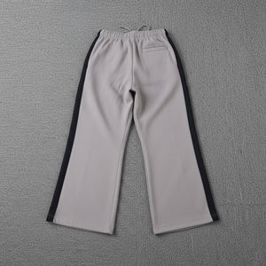 High Quality 100% Cotton Men's Sweatpants Luxury Straight Leg Custom Style Mid Breathable Drawstring Closure Smart Casual Pants - Product Image 5