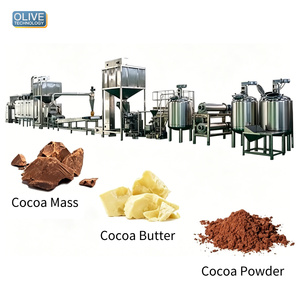 22KW Cocoa <b>Paste</b> Cacao Bean Nibs Powder High Efficiency Production Cocoa Butter Processing Plant Making Machine Line - Product Image 1
