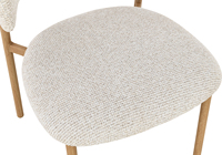 Silla de Comedor Moderna con Patas Metálicas y Respaldo Tapizado en Microfibra para Apartamento