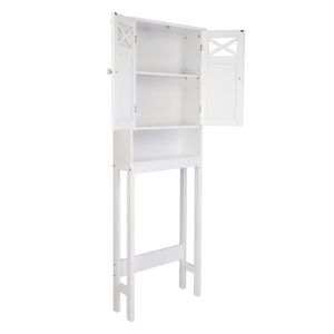 Mobile Bagno Moderno in Legno Massello con Doppia Anta e Design Salvaspazio - Product Image 4