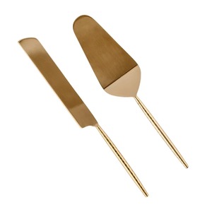 Ensemble de spatules à gâteau noir mat de qualité supérieure, outils de service de desserts haut de gamme pour la découpe de gâteaux, disponibles à la vente pour les mariages. - Product Image 2