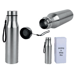 Bouteille d'eau Liviya en acier inoxydable, nouveau design, personnalisable, durable, anti-fuite, écologique, cadeau de Thanksgiving et de Noël - Product Image 1