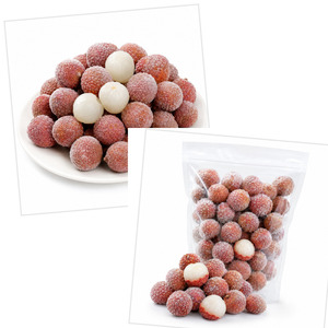 Prix d'usine Fabriqué au Vietnam Litchis surgelés IQF de qualité supérieure, très sucrés, les plus vendus, emballage personnalisé - Product Image 2
