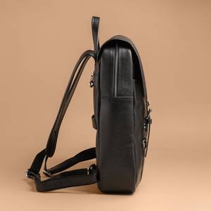 Premium Vintage Leather Laptop <b>Backpack</b> <b>Waterproof</b> Anti-Theft Rucksack for Men Outdoor Travel LBP-0358 - Product Image 2