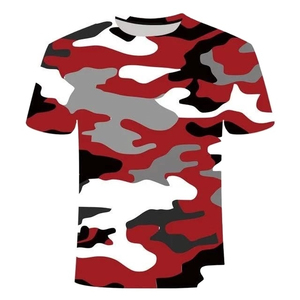 Camiseta de Camuflaje con Estampado Digital Real Tree para Hombre, 100% Algodón Tejido, 240g, Estilo Casual, Personalizada, Streetwear, por Fabricante de Ropa - Product Image 6