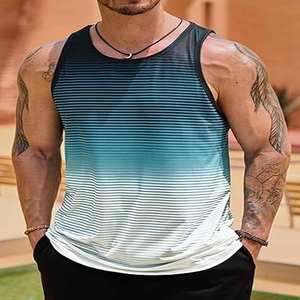 เสื้อกล้ามผู้ชายขายส่ง สีดำ เสื้อโยคะสั่งทำพิเศษ เสื้อกล้ามออกกำลังกายระบายอากาศสำหรับผู้ชาย เสื้อกล้ามเวสต์แบบมีแผง - Product Image 2