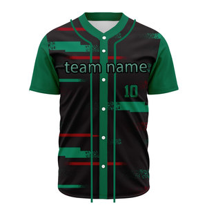 เสื้อเบสบอลแบบกำหนดเอง เสื้อผ้ากีฬาลำลองสำหรับฝึกซ้อม OEM แฟชั่น ปักลาย ราคาขายส่ง เสื้อซอฟต์บอล ชุดทีม - Product Image 1