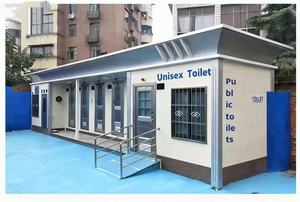 Bagno Prefabbricato in Acciaio Portatile Moderno Ecologico Leggero Sanitario Facile da Installare per Campeggio all'Aperto - Product Image 4