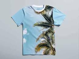 เสื้อยืดพิมพ์ลาย 3 มิติ แบบซับลิเมชั่นเต็มตัว ลายต้นปาล์มเขตร้อน สำหรับผู้ชาย เสื้อผ้าชายหาดฤดูร้อน ระบายอากาศได้ดี แห้งเร็ว - Product Image 2