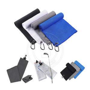 Toalla de golf tipo waffle de tela suave, absorbente y duradera de calidad premium para limpieza deportiva y uso diario. - Product Image 6