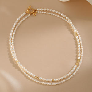 สร้อยคอจี้ไข่มุกแท้ธรรมชาติ ดีไซน์สวยหรู สไตล์ใหม่ ยอดนิยมสำหรับผู้หญิง ประดับด้วยเงินแท้ ดีไซน์ประณีต เหมาะสำหรับใส่ที่ไหปลาร้า - Product Image 2