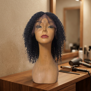 Peluca de Encaje Completo, Cabello Indio Remy Largo y Negro Natural, Base de Encaje con Cabello de Bebé, Encaje Transparente, 200% de Densidad, Sin Pegamento, Tamaño Promedio - Product Image 5