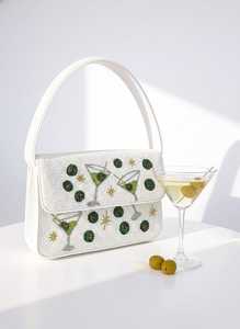 Nouveau lancement : Sac à bandoulière perlé pour femme, motif citron, sac perlé aux couleurs vives, sac d'été tropical fait main - Product Image 4