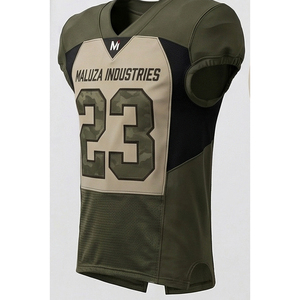 Uniforme de Fútbol Americano de Diseño Cinético, Personalizado, Sublimado, con Tela Adaptativa al Movimiento, Kit Profesional para Equipos de Fútbol - Product Image 5