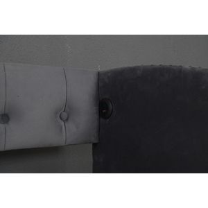 <b>Grey</b> Upholstered Daybed with <b>Storage</b> Drawers Twin Size Wood Daybed No <b>Box</b> Spring Needed - Product Image 3