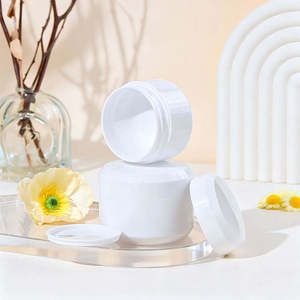Plastic Cosmetic Cream Jar (5-100g) - Sealed Wide-Mouth <b>Container</b>; Heat-Resistant PP <b>Small</b> Jar - Product Image 2