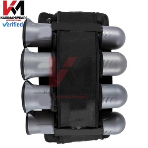 เข็มขัดใส่กระบอกปืนเพนท์บอลแบบหนาพิเศษ สายรัดเอวปรับได้ พร้อมที่ยึดกระบอกหลายอัน ผ้าทอยืดทนทานและสวมใส่สบายเป็นเวลานาน - Product Image 2