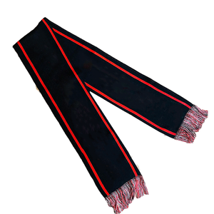 Ensemble écharpe longue et bonnet Delta Sigma Theta, réversible, coupe-vent, en polaire, équipement d'hiver unisexe, acrylique - Product Image 6