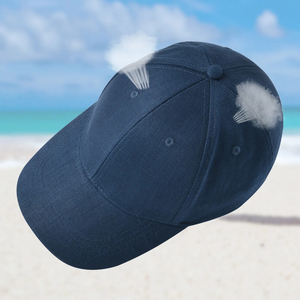 Casquette de baseball premium à six panneaux pour homme, en coton respirant, à visière incurvée, ajustable, pour activités sportives et de plein air - Product Image 5