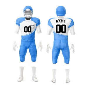 Custom Blank American Football Wear Mesh <b>Athletic</b> Sports T-Shirt Rugby Jersey American Uniforms Hip Hop Jersey for Party - Product Image 1
