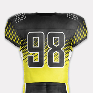 Uniforme de Fútbol Americano Sublimado Personalizado de Alta Calidad al por Mayor, Manga Corta, Transpirable, de Secado Rápido, Unisex - Product Image 6