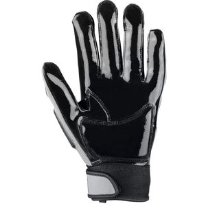 Gants de football américain ultra-adhérents personnalisés, rembourrés pour receivers et linemen, imperméables, coupe-vent, fermeture auto-agrippante, vente en gros - Product Image 6