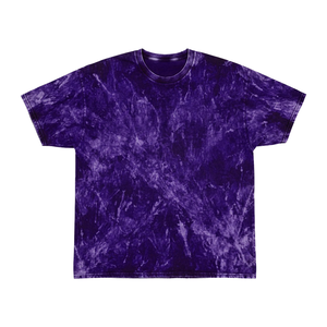 T-shirt surdimensionné en coton 100 % personnalisé tie-dye pour homme, style décontracté, avec logo, effet délavé à l'acide, tricoté - Product Image 3