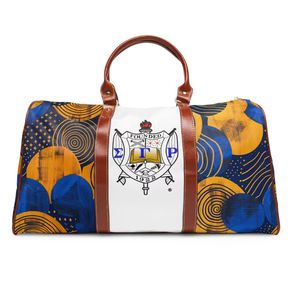 Sigma Gamma Rho Waterproof Travel Bag New Design Large Capacity Durable Lightweight Sorority Style Weekend <b>Luggage</b> Carry Bag - Product Image 1