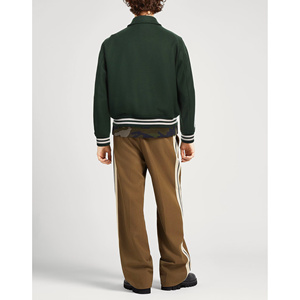 Blousons de baseball d'hiver pour hommes, design personnalisé, 100% coton, écologiques, col montant, broderie, poches zippées sur le devant - Product Image 3